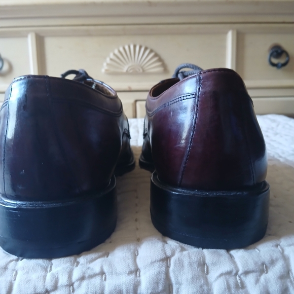 Men's Bostonian shoes, Dark Brown, aquared toe, rich quality leather - Picture 3 of 6